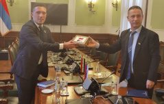 9 November 2021 The Head of the Parliamentary Friendship Group with Syria and the Charge d'Affaires of the Embassy of the Syrian Arab Republic in the Republic of Serbia